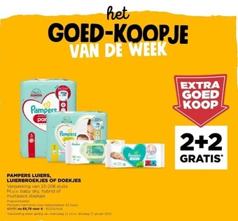 Pampers luiers, luierbroekjes of doekjes