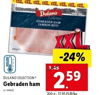 Lidl Gebraden ham aanbieding