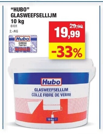 Hubo “hubo” glasweefsellijm 10 kg aanbieding