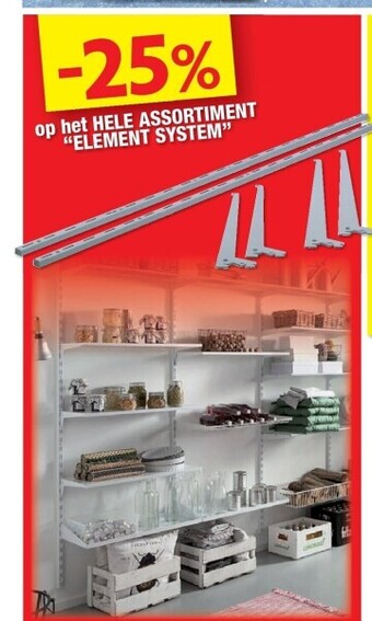 Hubo Op het hele assortiment element system aanbieding