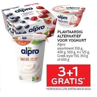 Plantaardig alternatief voor yoghurt alpro