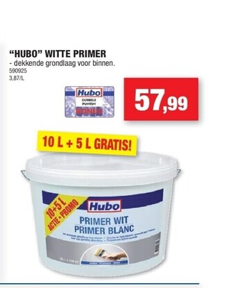 Hubo “hubo” witte primer aanbieding