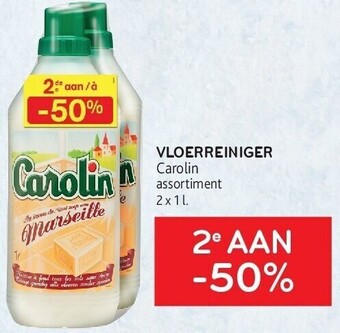 Vloerreiniger carolin assortiment 2 x 1 l.