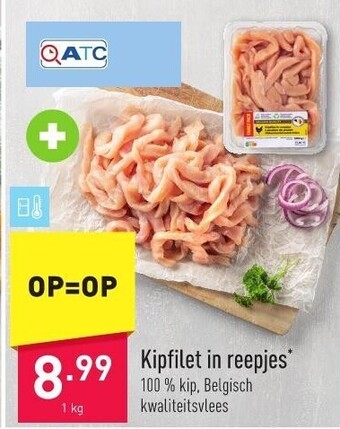 Kipfilet in reepjes