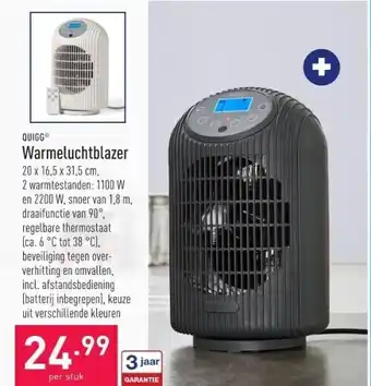 Warmeluchtblazer