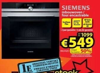 Siemens inbouwoven four encastrable