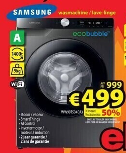 ElectroStock Samsung wasmachine / lave-linge aanbieding