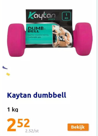 Action Kaytan dumbbell 1 kg aanbieding
