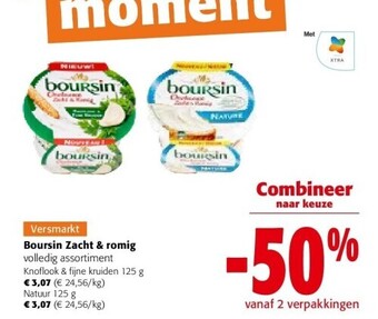 Colruyt Boursin zacht & romig aanbieding