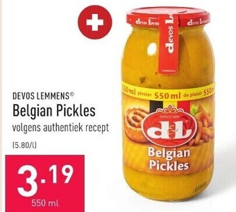 ALDI Belgian pickles aanbieding