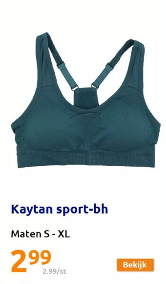 Action Kaytan sport-bh aanbieding