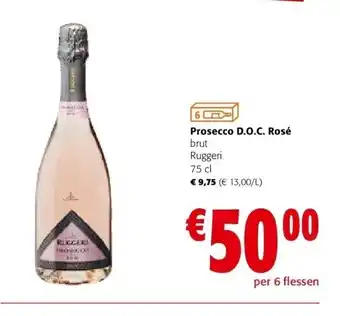 Colruyt Prosecco d.o.c. rosé aanbieding