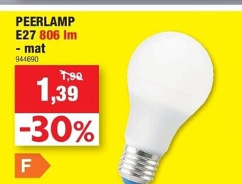Hubo Peerlamp e27 806 lm - mat aanbieding