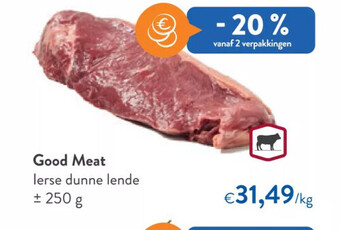 OKay Good meat lerse dunne lende 250 g aanbieding