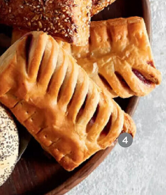 OKay Koek met vulling van frambozen en mascarpone 120 g aanbieding