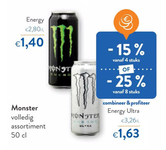 OKay Monster energy aanbieding