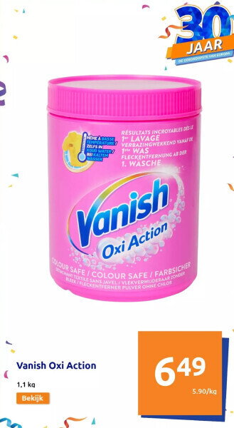 Action Vanish oxi action aanbieding