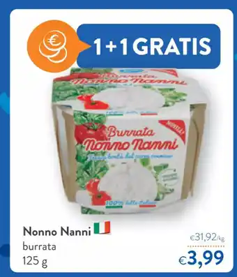 OKay Nonno nanni burrata 125 g aanbieding
