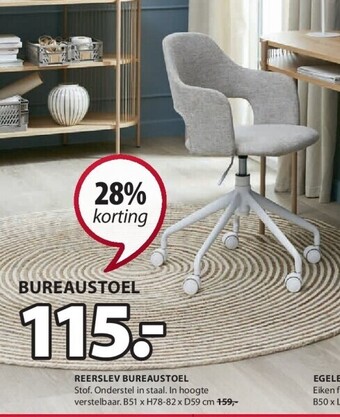 Reerslev bureaustoel