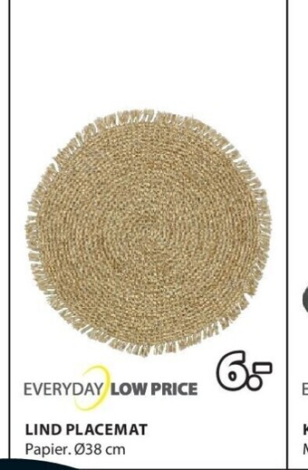 Jysk Lind placemat aanbieding