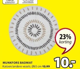 Jysk Munkfors badmat aanbieding