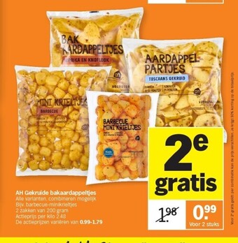 Albert Heijn Ah gekruide bakaardappeltjes aanbieding