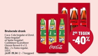 Delhaize Bruisende drank coca-cola aanbieding