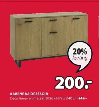 Jysk Aabenraa dressoir aanbieding