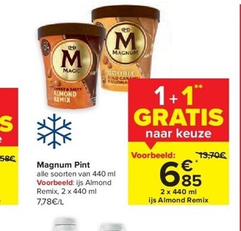 Carrefour Magnum pint aanbieding