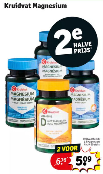Kruidvat Kruidvat magnesium aanbieding