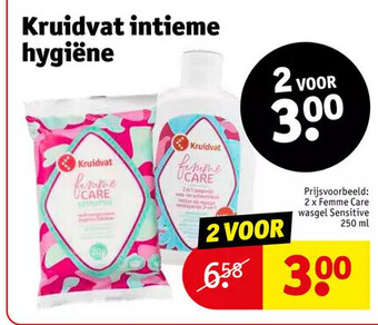 Kruidvat Kruidvat intieme hygiëne aanbieding