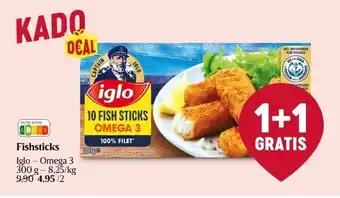 Delhaize Fishsticks iglo aanbieding