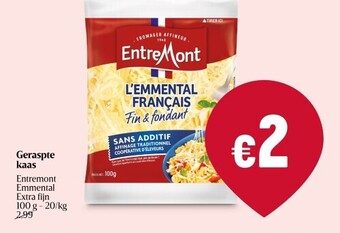 Delhaize Geraspte kaas aanbieding