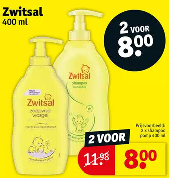 Kruidvat Zwitsal 400 ml aanbieding
