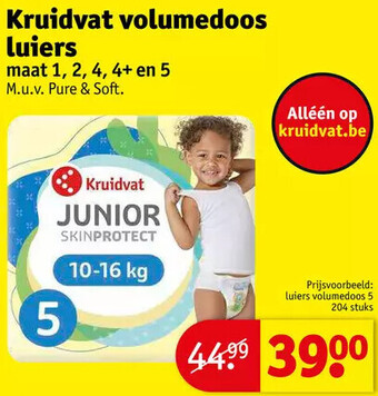Kruidvat Kruidvat volumedoos luiers aanbieding