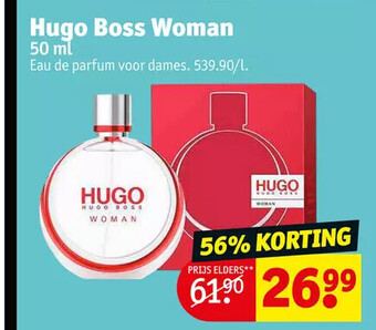 Kruidvat Hugo boss woman 50 ml aanbieding