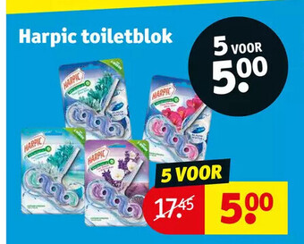 Kruidvat Harpic toiletblok aanbieding