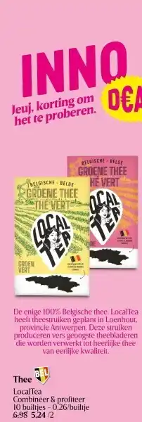 Delhaize Thee localtea aanbieding