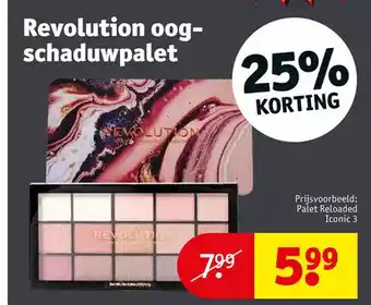 Kruidvat Revolution oog- schaduwpalet aanbieding