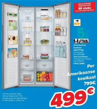 Amerikaanse koelkast akv177zil