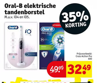 Kruidvat Oral-b elektrische tandenborstel aanbieding