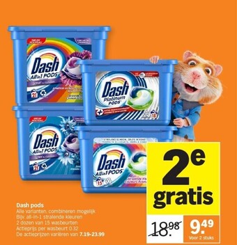 Albert Heijn Dash pods aanbieding