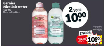 Kruidvat Garnier micellair water 400 ml aanbieding