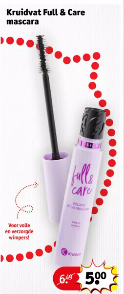 Kruidvat Kruidvat full & care mascara aanbieding