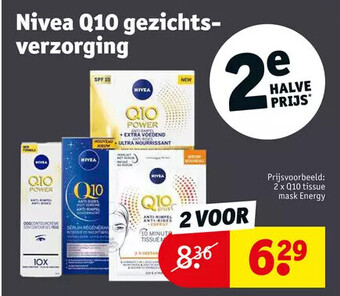 Kruidvat Nivea q10 gezichts- verzorging aanbieding