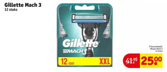 Kruidvat Gillette mach 3 12 stuks aanbieding