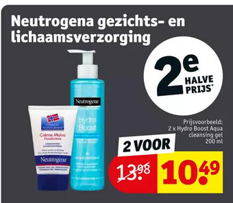 Kruidvat Neutrogena gezichts- en lichaamsverzorging aanbieding