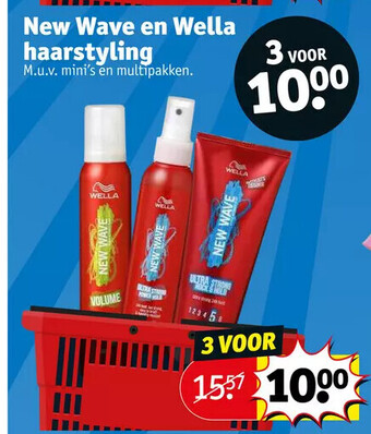 Kruidvat New wave en wella haarstyling aanbieding