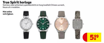 Kruidvat True spirit horloge aanbieding