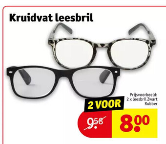 Kruidvat Kruidvat leesbril aanbieding
